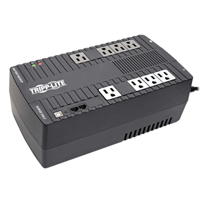 Nobreak Tripp-lite Avr550u 8 Cont. C/r C/fm Negro. Garantia Limitada Por 3 Años.