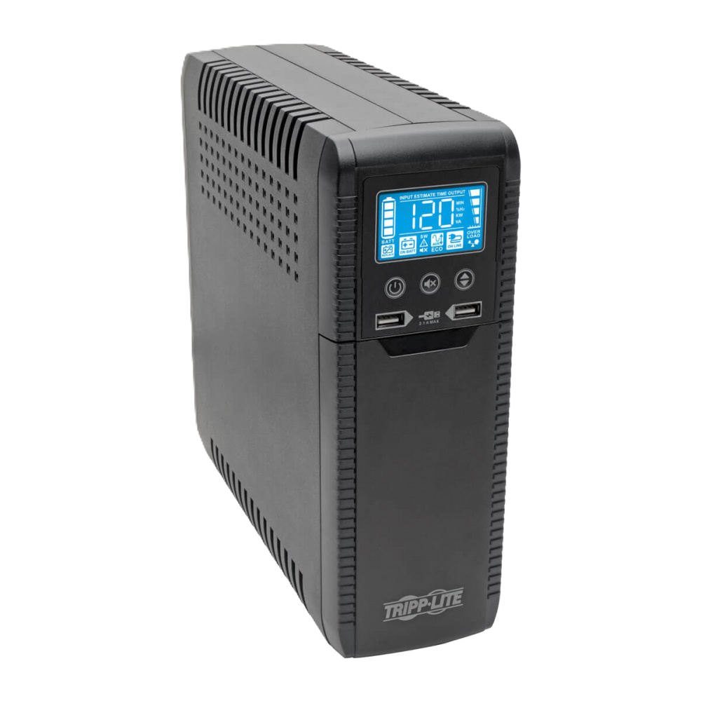 No Break Tripp-lite Eco1000lcd 120v 50/ 60hz, 1000va / 600 Watts Interactivo Con Usb Y 8 Contactos, Avr, Serie Eco, Energy Star V2.0