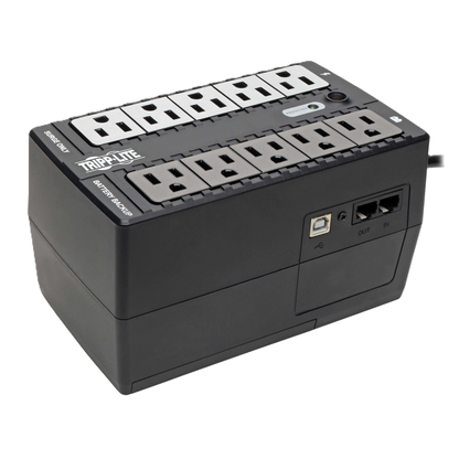 No Break Tripp Lite Nternet600u, Ups Standby De 600va 325w - 10 Tomacorrientes Nema 5-15r, 120v, 50hz / 60hz, Usb, Clavija 5-15p, Instalación En Pared O Escritorio.garantia 3 AÑos