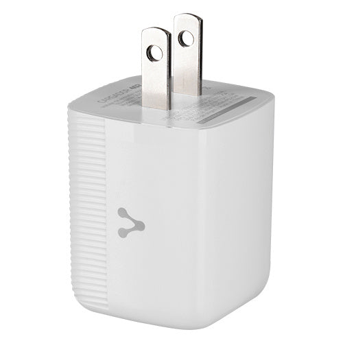 Cargador Para Pared Au-402 Fast Charge 3.0 A 1 Usb C 45w Blanco