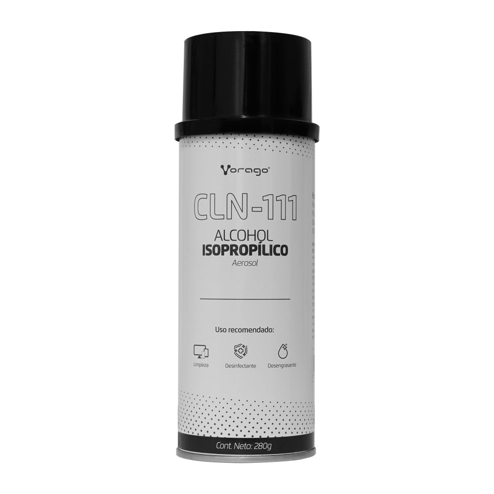 Alcohol Isopropilico Aerosol Vorago Cln-111 250ml Para Componentes ElectrÓnicos