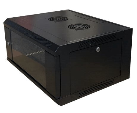 Gabinete Wam Wam-wc04ur Montaje En Muro 4u.r. 600*450 Color Negro. **no Incluye Flete**