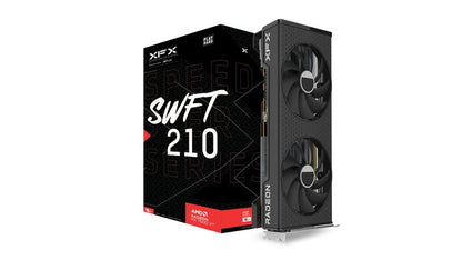 Tarjeta De Video Xfx Amd Radeon Rx 7600xt Speedster Swft 210 Dual Fan/ 16gb/ Gddr6/ Pcie 4.0/128 Bit/gama Media