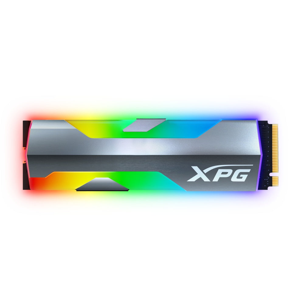 Unidad De Estado Solido Ssd Interno Xpg Spectrix 500gb S20g M.2 2280 Nvme Pcie Gen 3x4 Lect.2500 Escrit. 1800 Mbs 3dnand Pc Minipc Con Disipador Gamer Rgb (aspectrixs20g-500g-c)
