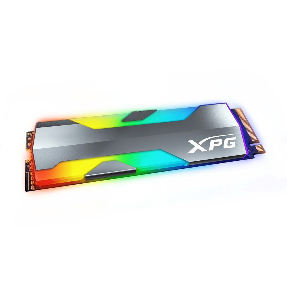Unidad De Estado Solido Ssd Interno Xpg Spectrix 500gb S20g M.2 2280 Nvme Pcie Gen 3x4 Lect.2500 Escrit. 1800 Mbs 3dnand Pc Minipc Con Disipador Gamer Rgb (aspectrixs20g-500g-c)