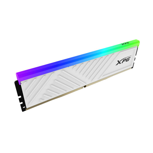 Memoria Xpg Spectrix D35g Udimm Ddr4 16gb Pc4-25600 3200mhz Cl16 288pin 1.35v Rgb Con Disipador Color Blanco