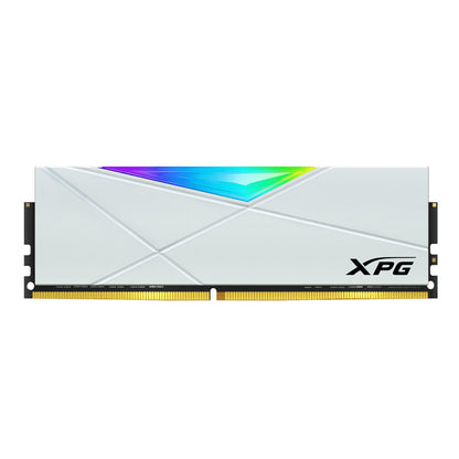 Memoria Xpg Spectrix D50 Udimm Ddr4 8gb Pc4-25600 3200mhz Cl16 1.35v Rgb Con Disipador Color Blanco