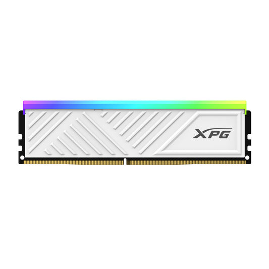 Memoria Xpg Spectrix D35g Udimm Ddr4 8gb Pc4-25600 3200mhz Cl16 288pin 1.35v Rgb Con Disipador Color Blanco