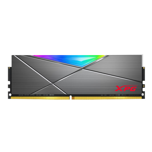 Memoria Xpg Spectrix D50 Udimm Ddr4 8gb Pc4-33000 4133mhz Cl19 1.4v Rgb Con Disipador Color Gris