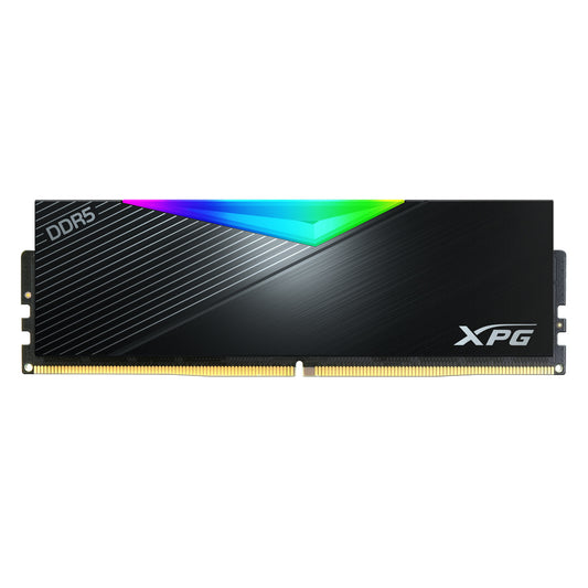 Memoria Xpg Lancer Udimm Ddr5 16gb Pc5-41600 5200mhz Cl38 1.25v Rgb Con Disipador Pc/gamer Color Negro (ax5u5200c3816g-clarbk)