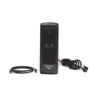No Break Cyberpower Cp1500avrlcd 1500va/ 900 Watts, Interactivo,torre, 12 Nema 5-15r, 6 Respaldo Y 6 Supresin, 3 AÑos De Garanta, Incluyendo Batera.