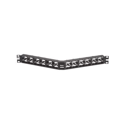 Panel De Parcheo Modular Mini-com (sin Conectores), Angulado, Sin Blindaje, Alta Densidad, De 48 Puertos, 1ur