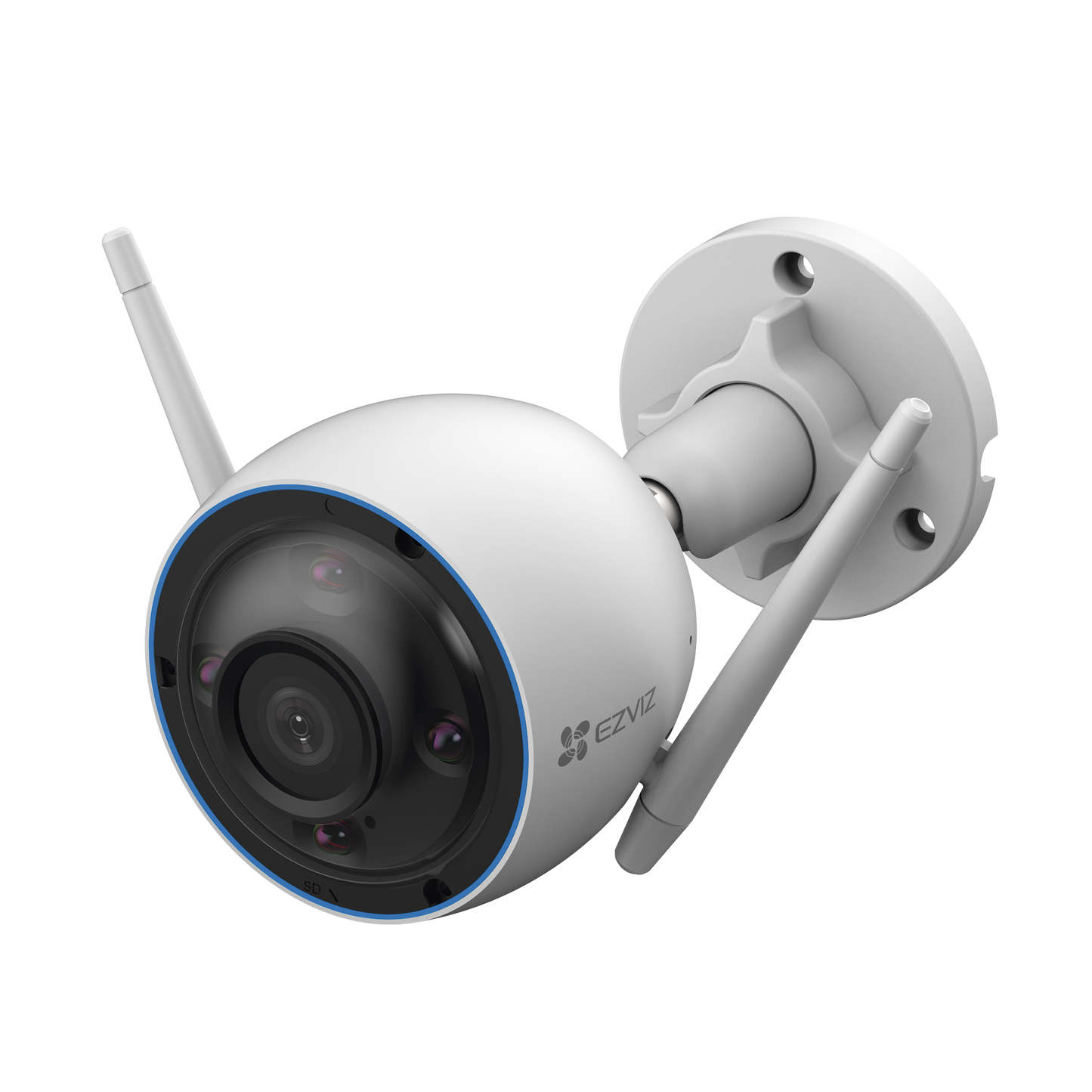 Bala Wifi 2k Ezviz Cs-h3c 2k Ai - Deteccion Humana / Microfono Integrado / Micro Sd / Exterior Ip 67/ Defensa Activa Con Sirena Y Estrobo / Alertas De Voz Personalizables/ Vision Nocturna A Color/