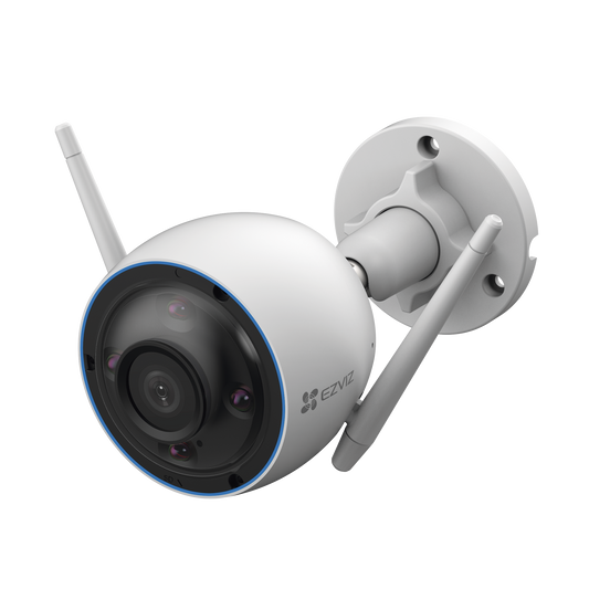 Bala Wifi 2k Ezviz Cs-h3c 2k Ai - Deteccion Humana / Microfono Integrado / Micro Sd / Exterior Ip 67/ Defensa Activa Con Sirena Y Estrobo / Alertas De Voz Personalizables/ Vision Nocturna A Color/
