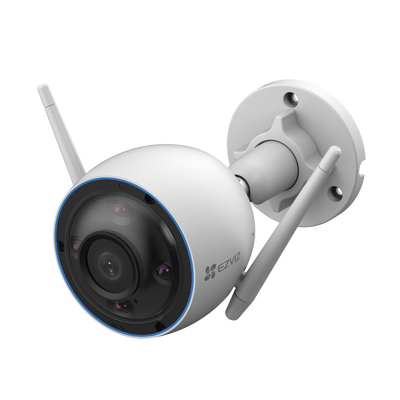 Bala Wifi / 3 Megapixel (2k) / Detección Humana / Detección De Vehiculo / Alertas De Voz Personalizables / Sirena / Luz Parpadeante / Colores En Oscuridad / Micro Sd / Uso En Exterior