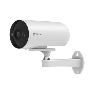 Cámara IP Exterior PoE / Color Night Vision / 3 Megapixel (2K) / AI Detección Humana y Vehiculos / H.265 / Vision Nocturna a Color / IP67 / Audio Bidireccional / Luz y Sirena / Micro SD