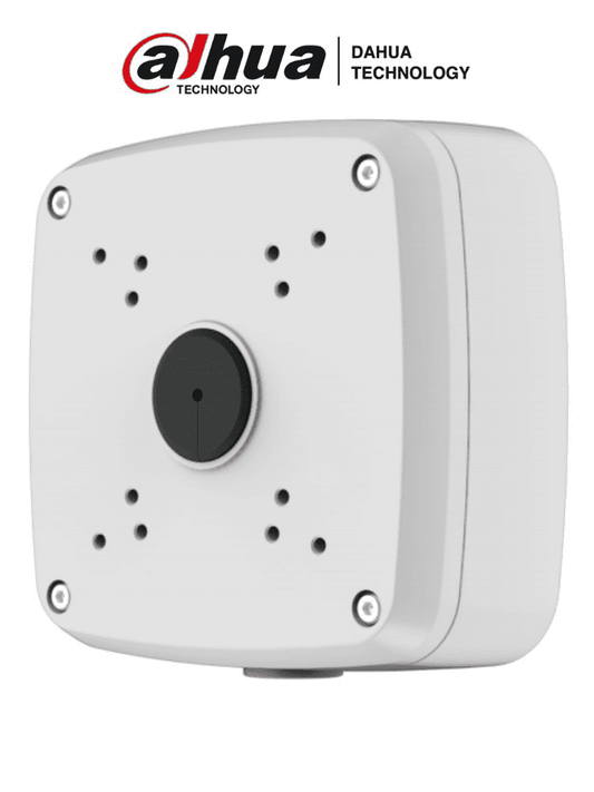 Caja De Conexiones/dahua/dh-pfa121-v2/caja De Conexiones Para Exterior/ Ip66/ Diseño Estético Y Profesional/ Aluminio/ Compatible Con Camaras Profesionales: Hfw5xxxe-z/ Ipc-hfw3xxxe-z/ Entre Otras.