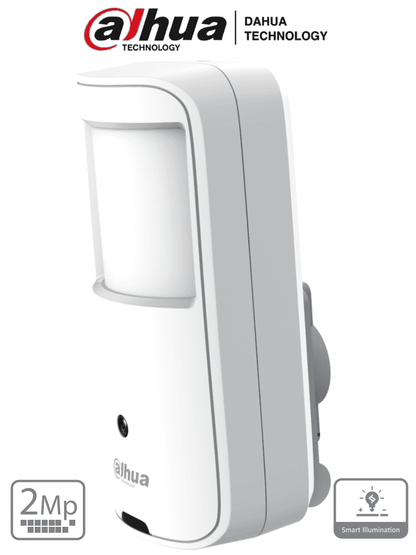 Camara Analoga/ Dahua/ Hac-hum3200a/ Hdcvi Oculta En Sensor De Movimiento/ 2 Megapixeles/ Super Adapt/ Lente De 2.8mm/ 105 Grados De Apertura/ Ir De 10 Metros/ Dwdr/ Soporta: Cvi/cvbs/ahd/tvi