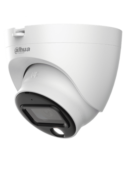 Camara Dahua  Domo Full Color De 5 Megapixeles/ Lente De 3.6mm/ Grados De Apertura/ Imagen A Color 24/7/ Wdr Real De 120db/ Leds Para 20 Metros/ Ip67/ Instalación Rapida