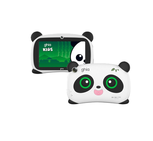 Tablet Kids /a333 Pentacore/ 7 Pulg Ips /4gb Ram/64gb /usb C/2cam/wifi/bluetooth/2500mah/android 15 /panda Ojos Verdes