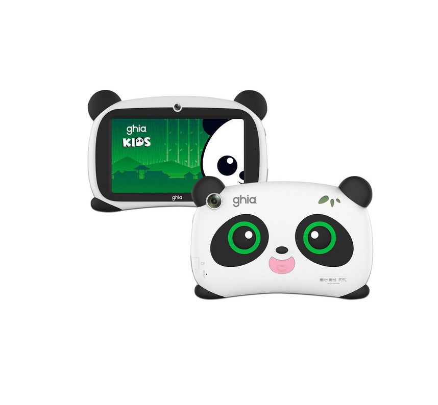 Tablet Kids /a333 Pentacore/ 7 Pulg Ips /4gb Ram/64gb /usb C/2cam/wifi/bluetooth/2500mah/android 15 /panda Ojos Verdes