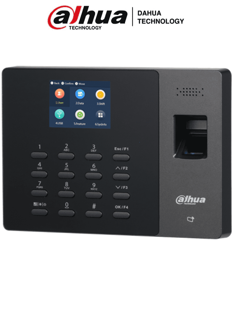 Control De Asistencia/dahua/dhi-asa1222g/control De Asistencia Standalone Con Batería Incluida/ 1,000 Usuarios, Passwords Y Tarjetas Mifare (ic Card)/ 2,000 Huellas/100,000 Registros/