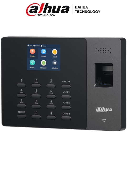 Control De Asistencia/dahua/dhi-asa1222g/control De Asistencia Standalone Con Batería Incluida/ 1,000 Usuarios, Passwords Y Tarjetas Mifare (ic Card)/ 2,000 Huellas/100,000 Registros/