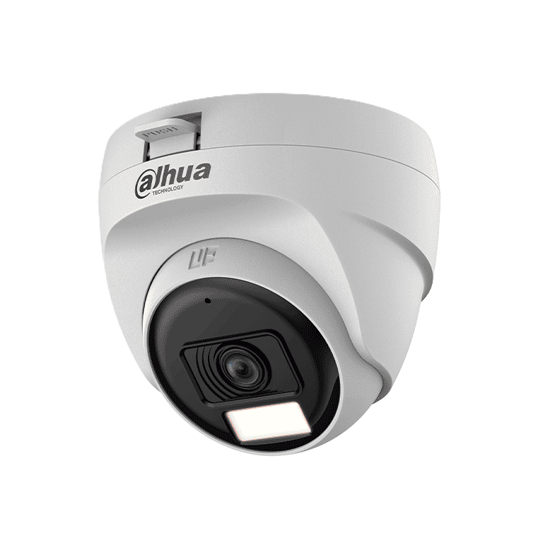 Camara Hdcvi X Plus/ Dahua/ Dh-hac-t1a51n-u-il-a/ Domo 5 Mp/lente 2.8 Mm Apertura Hasta 106°/iluminacion Dual Inteligente/ Microfono Incorporado/ Iluminacion Hasta 25mts Ir + 20mts Luz Calida/ Plasti