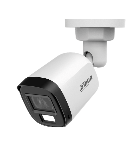 Camara Hdcvi X Plus/ Dahua/ Dh-hac-b2a21n-u-il-a/ Bullet De 2 Mp/ Lente De 2.8 Mm Aper De Hasta 100°/ Microfono Integrado/iluminador Dual Inteligente De Hasta 30mts Ir Y 20mts Luz Calida/ext/metalica