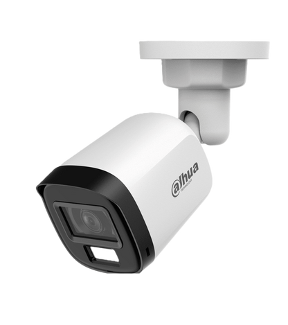 Camara Hdcvi X Plus / Dahua/ Hac-b1a21n-u-il-a/ Bullet De 2 Mp/ Lente De 2.8 Mm Apertura De Hasta 100°/ Iluminacion Dual Inteligente 30 Mts Ir Y 20 Mts Luz Visible/ Microfono Integrado/ Para Exterior