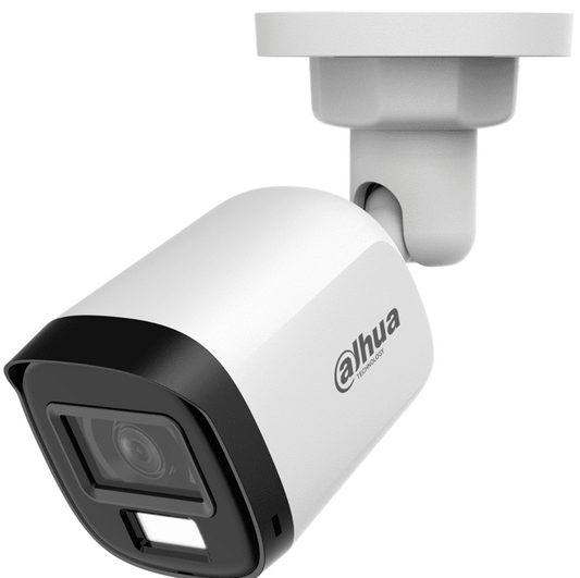 Camara Hdcvi X Plus/ Dahua/ Dh-hac-b2a21n-u-il-a/ Bullet De 2 Mp/ Lente De 2.8 Mm Aper De Hasta 100°/ Microfono Integrado/iluminador Dual Inteligente De Hasta 30mts Ir Y 20mts Luz Calida/ext/metalica