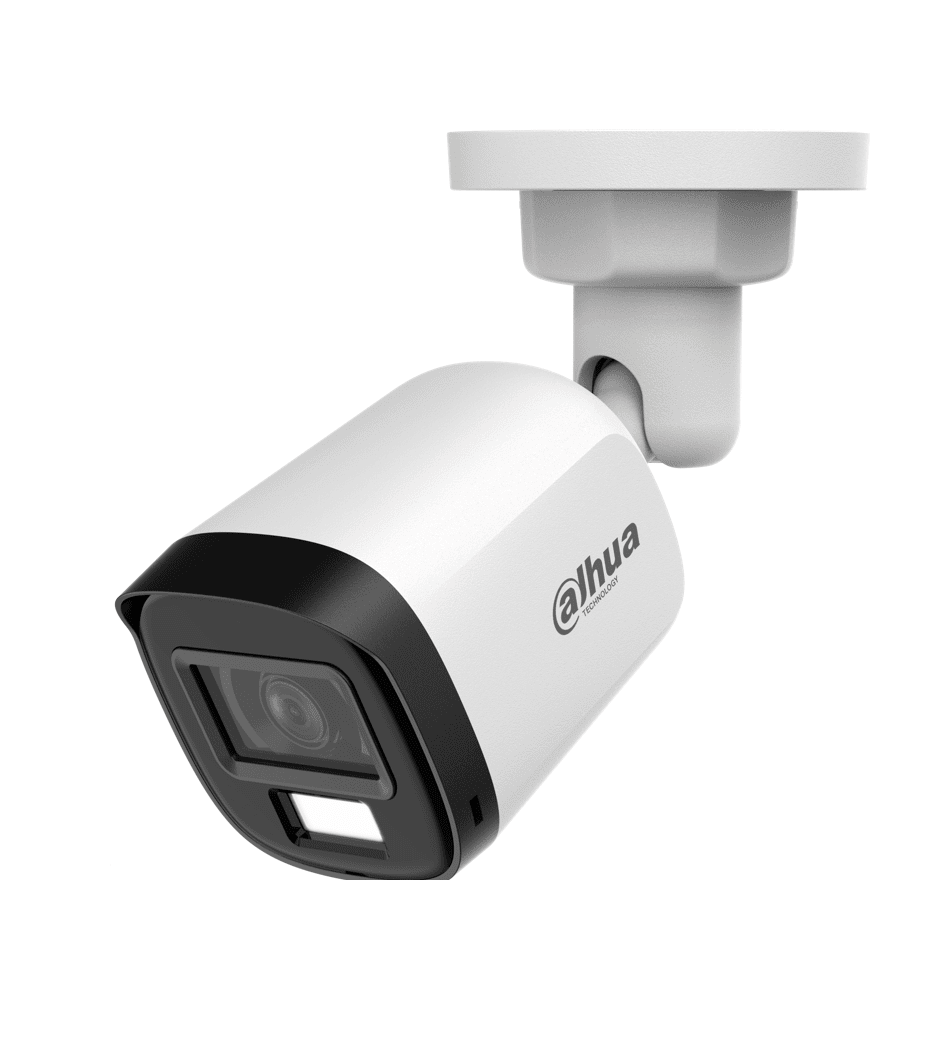 Camara Hdcvi X Plus / Dahua/ Hac-b1a21n-u-il-a/ Bullet De 2 Mp/ Lente De 2.8 Mm Apertura De Hasta 100°/ Iluminacion Dual Inteligente 30 Mts Ir Y 20 Mts Luz Visible/ Microfono Integrado/ Para Exterior