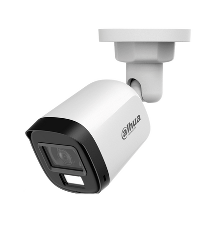Camara Hdcvi X Plus/ Dahua/ Dh-hac-b2a21n-u-il-a/ Bullet De 2 Mp/ Lente De 2.8 Mm Aper De Hasta 100°/ Microfono Integrado/iluminador Dual Inteligente De Hasta 30mts Ir Y 20mts Luz Calida/ext/metalica