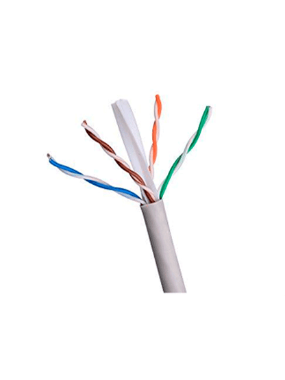 Bobina/ Dahua/ Pfm923i-6un-c/ Bobina De Cable Utp 100% Cobre / Categoria 6 / Color Blanco / Interior / 305 Metros / Redes / Video/