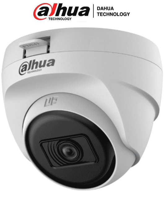 Camara Analoga/ Dahua/  Hac-t1a21n-u-28/ Domo De 2 Mp/ Lente 2.8 Mm / 100 Grados De Apertura/ Smart Ir 25 Mts/ Uso Interior/ Cvi/tvi/ahd/cbvs/ Plastica