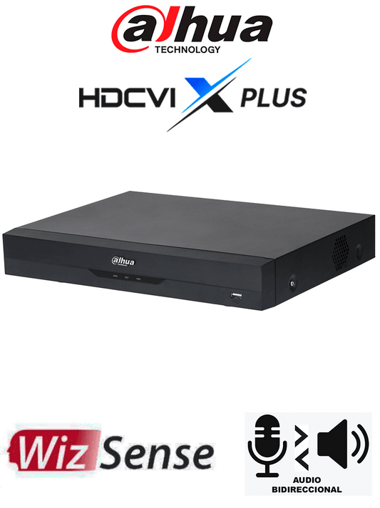 Dvr Hdcvi Dahua Dh-xvr5116h-4kl-i3/t - Dvr De 16 Canales 4k Wizsense/ Hdcvi X Plus/ Audio/ 16 Canales + 16 Ip/ Hasta 32 Ch Ip/ 2 Canales De Reconocimiento Facial/ Sdm Plus/ 1 BahÍa De Disco Duro
