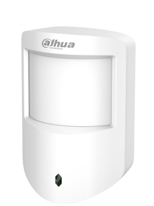 Detector Pir Inalámbrico Interior / Dahua/ Dhi-ard1233-w2/ Inmunidad De Mascotas/ Led Indicador/ 3 Niveles De Sensibilidad/ CompensaciÓn AutomÁtica De Temperatura/ Alarma De BaterÍa Baja