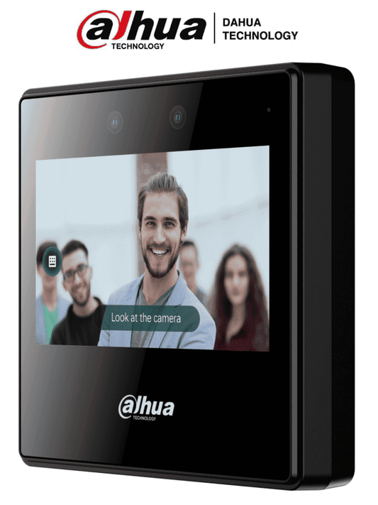 Control De Asistencia/ Dahua/ Asa3223a-w - Control De Asistencia Con Reconocimiento Facial/ Pantalla Touch De 4.3/ Wifi/ 2000 Rostros Y Contraseñas/ 300,000 Registros/ Detección De Vida/ 0.2seg