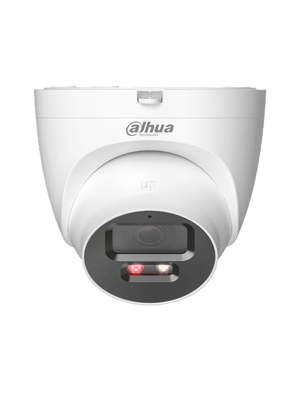Camara Ip/ Dahua/ Ipc-hdw2549t-s-pv Domo Ip De 5 Mp/ 30 Mts De Iluminador Dual Inteligente/ Disuasion Activa/ 2.8mm/ Smd Plus/ Prot. Perimetral/microfono Y Bocina Integrados/audio 2 Vias/ip67/msd