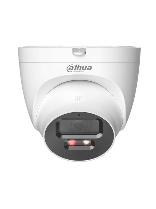 Camara Ip/ Dahua/ Ipc-hdw2549t-s-pv Domo Ip De 5 Mp/ 30 Mts De Iluminador Dual Inteligente/ Disuasion Activa/ 2.8mm/ Smd Plus/ Prot. Perimetral/microfono Y Bocina Integrados/audio 2 Vias/ip67/msd