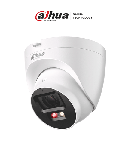 Camara Ip/ Dahua/ Ipc-hdw2549t-s-pv Domo Ip De 5 Mp/ 30 Mts De Iluminador Dual Inteligente/ Disuasion Activa/ 2.8mm/ Smd Plus/ Prot. Perimetral/microfono Y Bocina Integrados/audio 2 Vias/ip67/msd