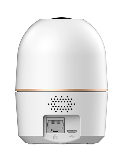 Camara Ip/ Dahua/ Dh-h3a / Domo Motorizado Wifi De 3 Megapixeles Con Ia, Autotracking, Audio Bidireccional (microfono Y Altavoz), Sirena Integrada, Ir De 10 M, Deteccion De Humanos Y Ranura Microsd
