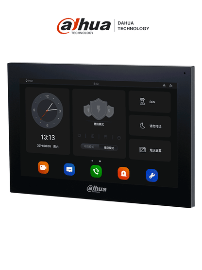 Monitor Para Videoportero/ Dahua/ Vth5341g-w/ 10 Pulgadas/ Android/ Wifi Y Rj45/ Pantalla Touch/ Ranura Para Microsd/ Poe EstÁndar