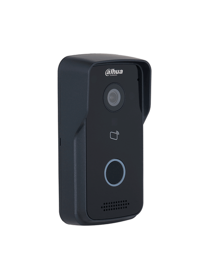 Videoportero Ip/ Dahua/ Dhi-vto2111d-p-s3 - Frente De Calle/ Alambrico/ Angulo Vision 107 Grados Con Wdr /apertura De Puerta Por App, Tarjeta Y Desde Monitor/exterior Ip65/ Poe/ Soporta 10 Monitores