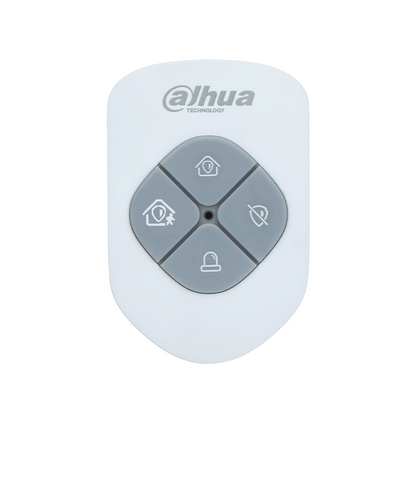 Control Remoto/ Dahua/ Dhi-ara24-w2/ Tipo Llavero De 4 Botones / Armado - Desarmado - En Casa - Emergencia / Funcion De Salto De Frecuencia / Led Indicador De Estado Color Rojo O Verde