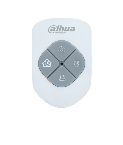 Control Remoto/ Dahua/ Dhi-ara24-w2/ Tipo Llavero De 4 Botones / Armado - Desarmado - En Casa - Emergencia / Funcion De Salto De Frecuencia / Led Indicador De Estado Color Rojo O Verde