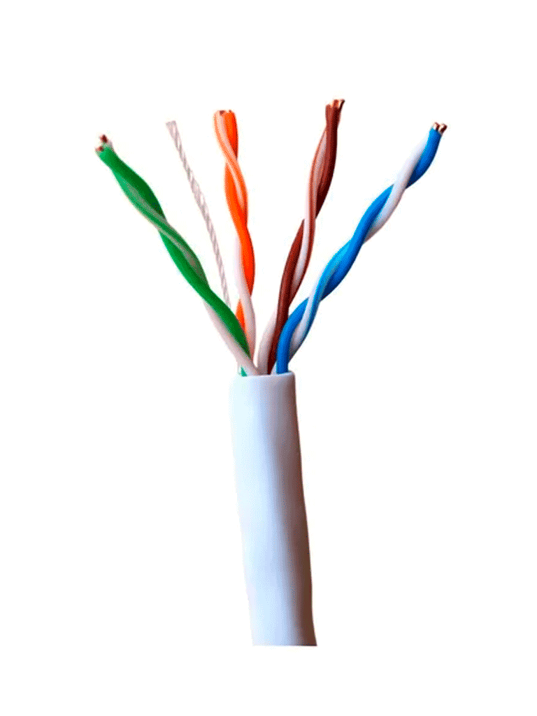 Bobina/ Dahua/ Pfm922i-5eun-c-100/ Bobina De 100 Metros De Cable Utp Cat 5e/ Cca/color Blanco/ Uso Interior/ Cubierta De Fr-pvc (rohs Compliant