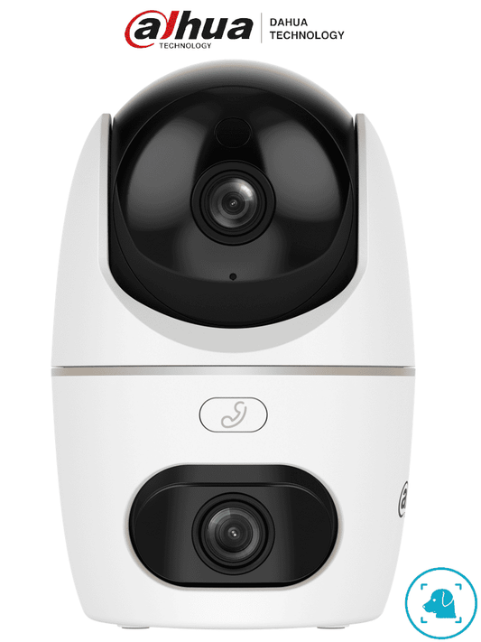 Camara Ip/ Dahua/ Dh-hpt1339dd-stw-3e2-il/ Dual 3mp/30 M Ir Y Luz Cálida/ Audio Bidireccional/ Deteccion De Humanos Y Mascotas/ Disuación Activa/ Seguimiento Automático/ Ranura Micro Sd