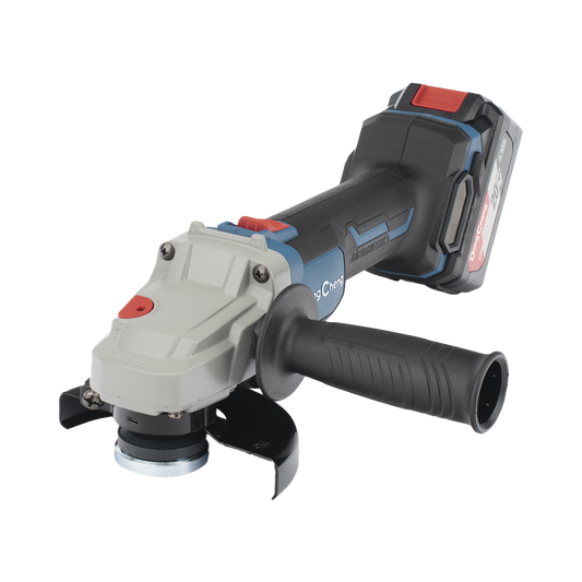 Amoladora Angular de 20Vcc, Disco de 4-1/2 in, Incluye 2 Baterías de 4.0Ah, Cargador y Estuche