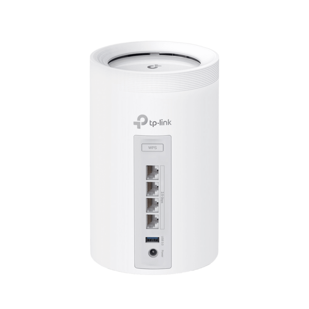 KIT 2 Routers Inalámbrico MESH Interior para Hogar / Triple Banda Wi-Fi 7 BE9300 Mbps / 2 Puerto 2.5 Gigabit WAN/LAN / 4 Antenas Internas / Operación Multi-Link MLO / Administración Mediante la App Deco (iOS, Android) / HomeShield